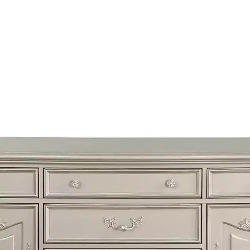Comò Bently 71" Acme Furniture con finitura color champagne