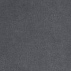 Comodino Baxton Studio Etienne in velluto grigio ardesia/nero con 2 cassetti