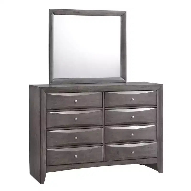 Set comò e specchio Madison grigio - Picket House Furnishings