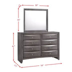 Set comò e specchio Madison grigio - Picket House Furnishings