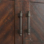 Comò Dex Noce Marrone - Picket House Furnishings: Cassettiera da Camera con 8 Cassetti e Armadietto, Finitura Rustica