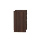 Cassettiera doppia a 6 cassetti Prepac Astrid da 26,85" per camera da letto, cassettiera larga, mobili da camera da letto Espresso