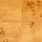 bali & pari Ghina Wood Comodino 1 Cassetto Radica di Pioppo Chiaro