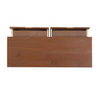 Cassettiera a 6 cassetti Powell Pensy in legno massiccio, stile Mid-Century Modern, noce: Mobile contenitore per camera da letto, struttura in pino, guide in metallo