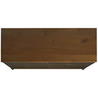 Cassettiera a 6 cassetti Powell Pensy in legno massiccio, stile Mid-Century Modern, noce: Mobile contenitore per camera da letto, struttura in pino, guide in metallo