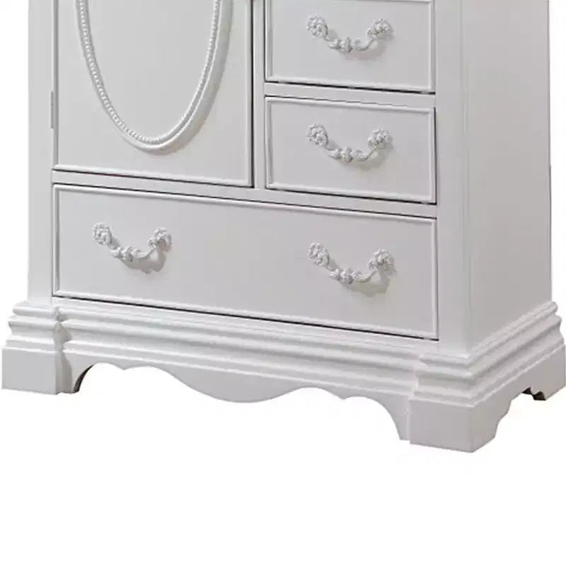 Cassettiera Estrella 91 cm Acme Furniture finitura bianca