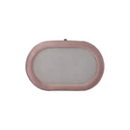 Comodino Salonia 29" in Velluto Rosa - Acme Furniture: Composito di Legno, Nessun Montaggio, Conforme agli Standard di Sicurezza