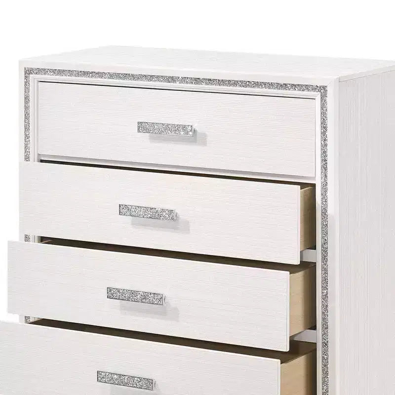 Comò Haiden Acme Furniture da 35" con finitura bianca