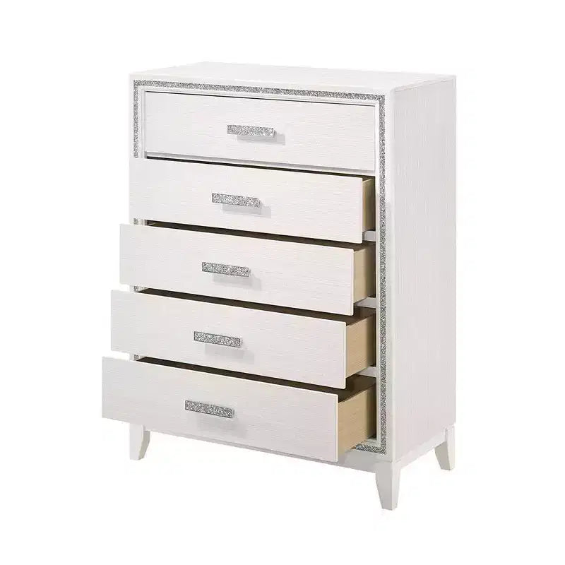 Comò Haiden Acme Furniture da 35" con finitura bianca