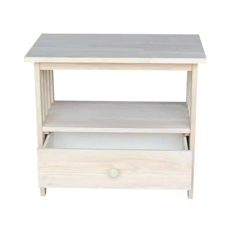 Meuble TV Thomas Mission pour téléviseurs jusqu'à 40" non fini - International Concepts : Console média en bois massif