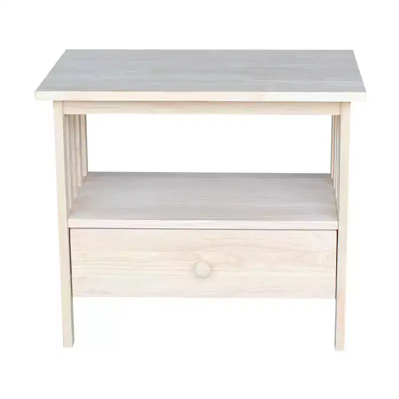 Meuble TV Thomas Mission pour téléviseurs jusqu'à 40" non fini - International Concepts : Console média en bois massif