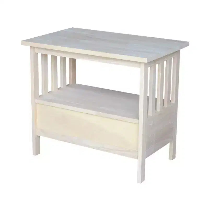Meuble TV Thomas Mission pour téléviseurs jusqu'à 40" non fini - International Concepts : Console média en bois massif