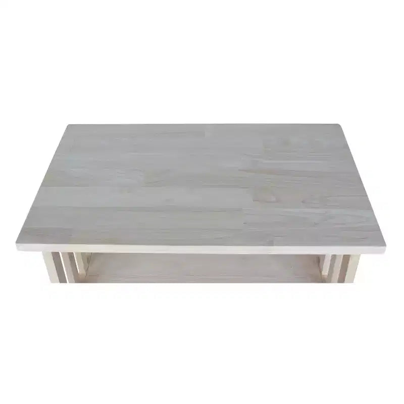 Meuble TV Thomas Mission pour téléviseurs jusqu'à 40" non fini - International Concepts : Console média en bois massif