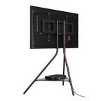 Supporto TV AVF Tiga Tripod Combi per TV fino a 65": Girevole, VESA 600x400, Gestione cavi, Altezza 49,6"