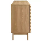 Credenza o tavolo da buffet Render da 63" o supporto TV - Quercia - Modway: Mobile contenitore multimediale di metà secolo