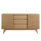 Credenza o tavolo da buffet Render da 63" o supporto TV - Quercia - Modway: Mobile contenitore multimediale di metà secolo