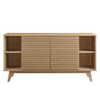 Credenza o tavolo da buffet Render da 63" o supporto TV - Quercia - Modway: Mobile contenitore multimediale di metà secolo