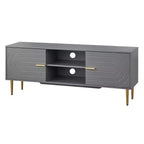 Lifestorey Tabaria Mid Century Modern TV Stand for TVs up to 55" Gray