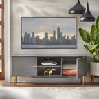 Mobile TV Lifestorey Tabaria in Stile Moderno di Metà Secolo per TV Fino a 55", Grigio