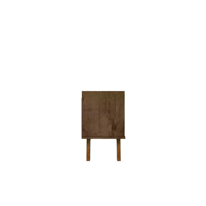 Marcus Mobile TV Stand in stile Mid-Century Modern con 5 ripiani, per TV fino a 65", marrone rustico - Manhattan Comfort: Mobile TV, Consolle multimediale