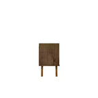 Marcus Mobile TV Stand in stile Mid-Century Modern con 5 ripiani, per TV fino a 65", marrone rustico - Manhattan Comfort: Mobile TV, Consolle multimediale