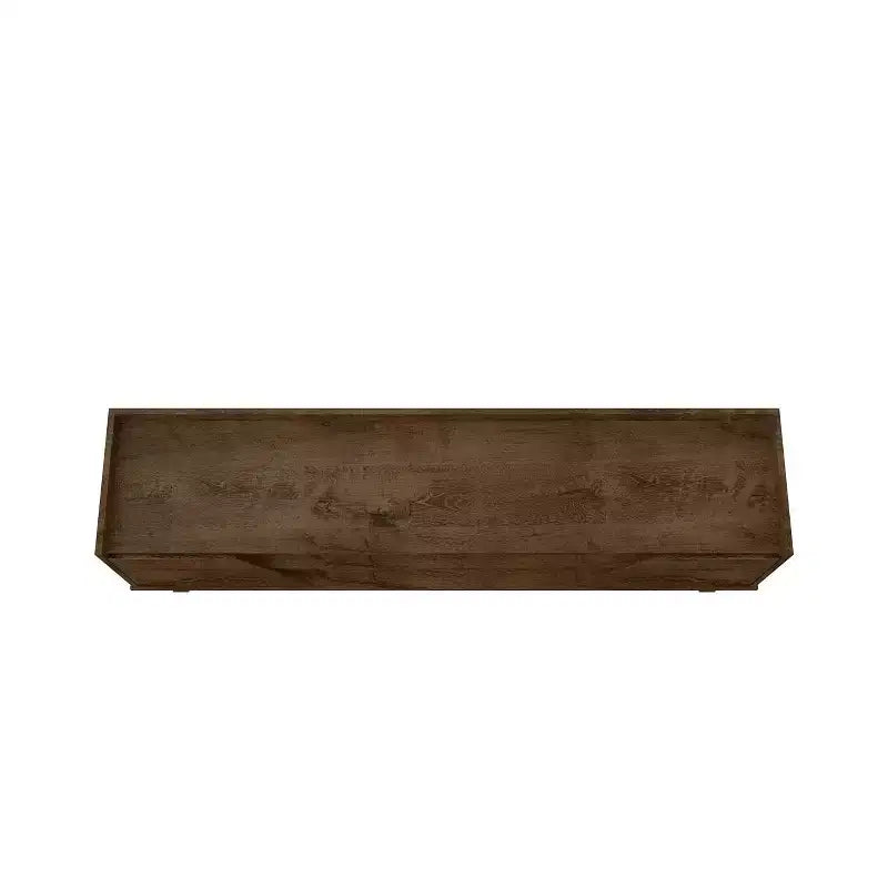 Marcus Mobile TV Stand in stile Mid-Century Modern con 5 ripiani, per TV fino a 65", marrone rustico - Manhattan Comfort: Mobile TV, Consolle multimediale