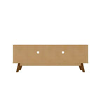 Marcus Mobile TV Stand in stile Mid-Century Modern con 5 ripiani, per TV fino a 65", marrone rustico - Manhattan Comfort: Mobile TV, Consolle multimediale