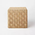 Lynwood Cubo in vimini a scacchiera Naturals - Threshold™ disegnato con Studio McGee
