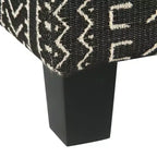 Pouf contenitore quadrato con coperchio rimovibile Onyx - HomePop: Imbottito, Forma rettangolare