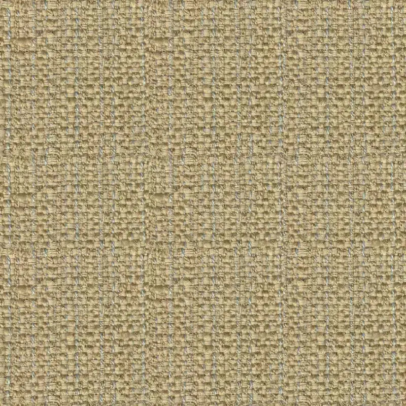 Pouf contenitore trapuntato in tweed marrone chiaro/crema - HomePop: Trapuntato, gambe in legno, coperchio rimovibile