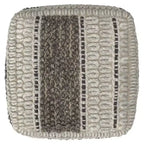 Pouf quadrato Heyfield marrone terra - WyndenHall