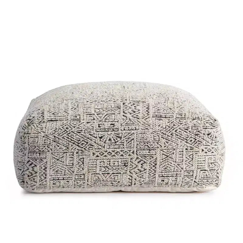 Pouf Escondido Grigio/Avorio - Anji Mountain