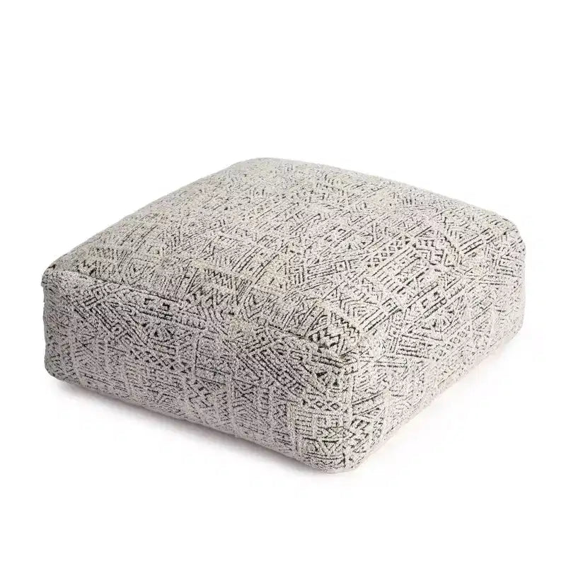 Pouf Escondido Grigio/Avorio - Anji Mountain