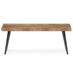Panca Jamison in Legno Naturale Effetto Invecchiato - WyndenHall