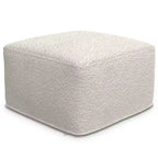 WyndenHall Lyanna Pouf Quadrato Avorio