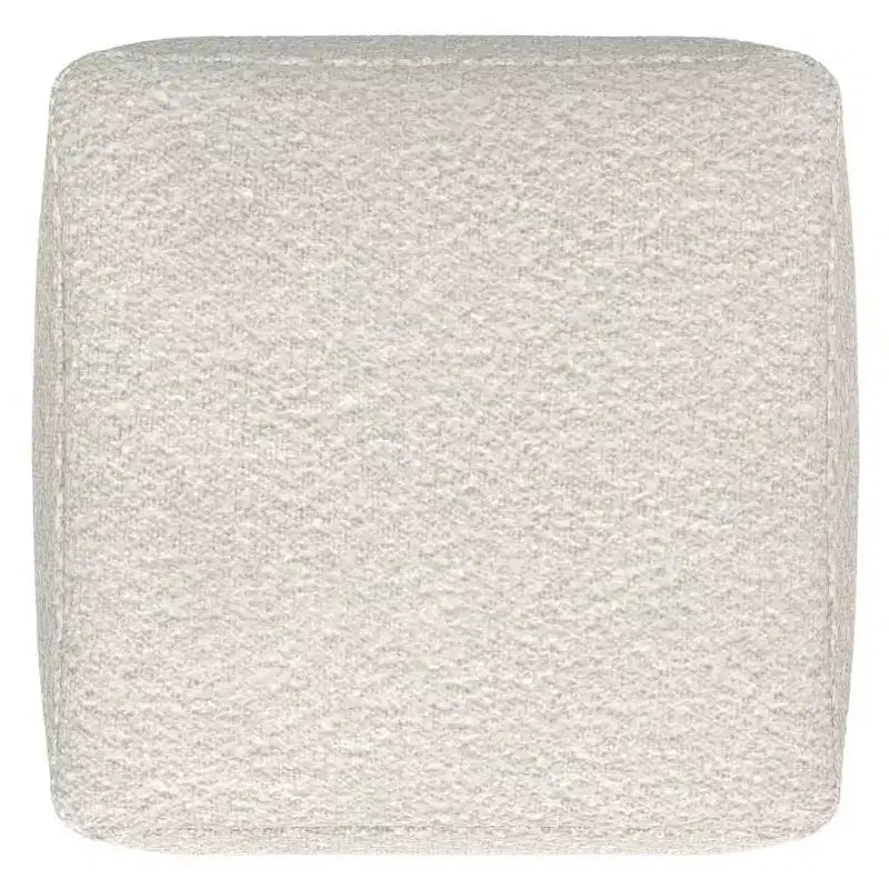 WyndenHall Lyanna Pouf Quadrato Avorio