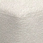 WyndenHall Lyanna Pouf Quadrato Avorio
