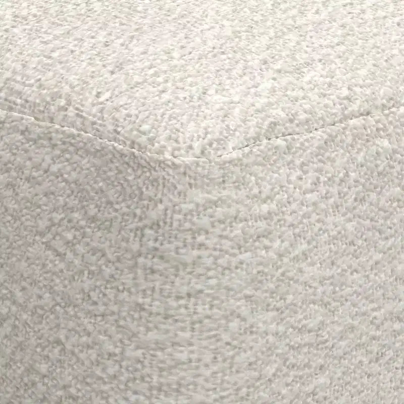 WyndenHall Lyanna Pouf Quadrato Avorio