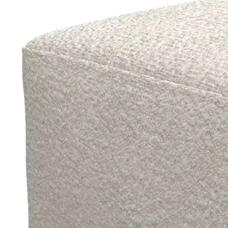 WyndenHall Lyanna Pouf Quadrato Avorio