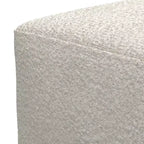 WyndenHall Lyanna Pouf Quadrato Avorio