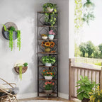 LITTLE TREE Scaffale Libreria a 7 Ripiani 200 cm Marrone/Nero
