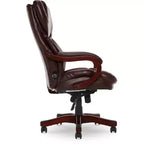 Poltrona Direzionale Extra-Large Redwood in Pelle - Serta: Imbottita, Girevole, Altezza Fissa, Stile Moderno