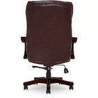 Poltrona Direzionale Extra-Large Redwood in Pelle - Serta: Imbottita, Girevole, Altezza Fissa, Stile Moderno