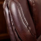Poltrona Direzionale Extra-Large Redwood in Pelle - Serta: Imbottita, Girevole, Altezza Fissa, Stile Moderno