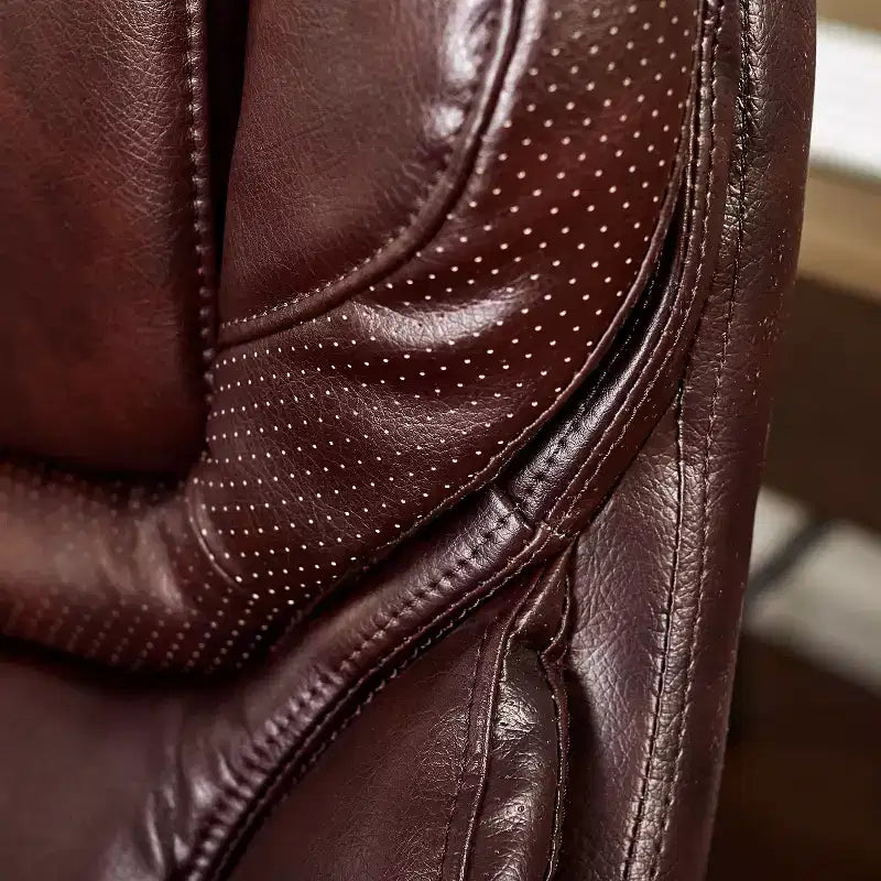 Poltrona Direzionale Extra-Large Redwood in Pelle - Serta: Imbottita, Girevole, Altezza Fissa, Stile Moderno