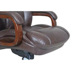 Sedia direzionale grande e alta marrone - La-Z-Boy: Memory Foam, ergonomica, capacità 181 kg