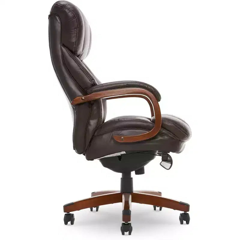 Sedia direzionale grande e alta marrone - La-Z-Boy: Memory Foam, ergonomica, capacità 181 kg