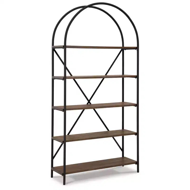 72.38" Galtbury Bookcase - Black/Brown - Signature Design by Ashley