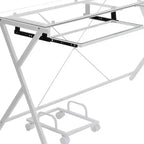 Scrivania Dazenus 62" con piano in vetro trasparente e finitura bianca - Acme Furniture: Mobili da ufficio moderni con base in legno