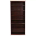 84" Huntington Club Wood Bookcase Cherry - Martin Furniture: Vertical, 7-Shelf, No Assembly